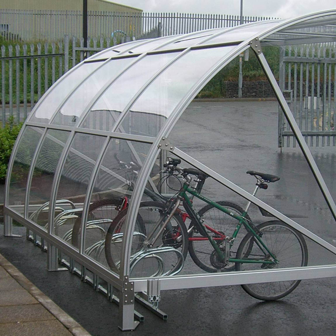 Freistehende Aluminium-Metall-Fahrradparkplätze Überdachung Carports