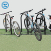 U-förmiger pulverbeschichteter Fahrradständer zur Bodenmontage für 5 Fahrräder
