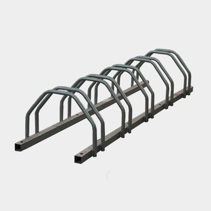 Boden Benutzerdefinierter galvanisierter horizontaler U-Fahrrad-Parkständer