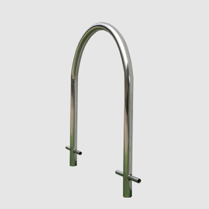 Universal Simple Design Underground Embedded U Bike Rack Pices Single for Sale Floor