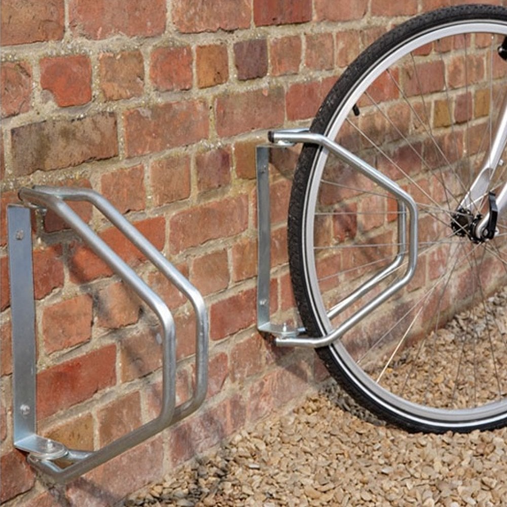 Verstellbarer Stahl-Hängeständer Doppel-Fahrradhaken-Wandhalterung