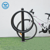 Pulverbeschichteter schwarzer Fahrradständer für öffentliche Böden