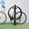 Pulverbeschichteter schwarzer Fahrradständer für öffentliche Böden